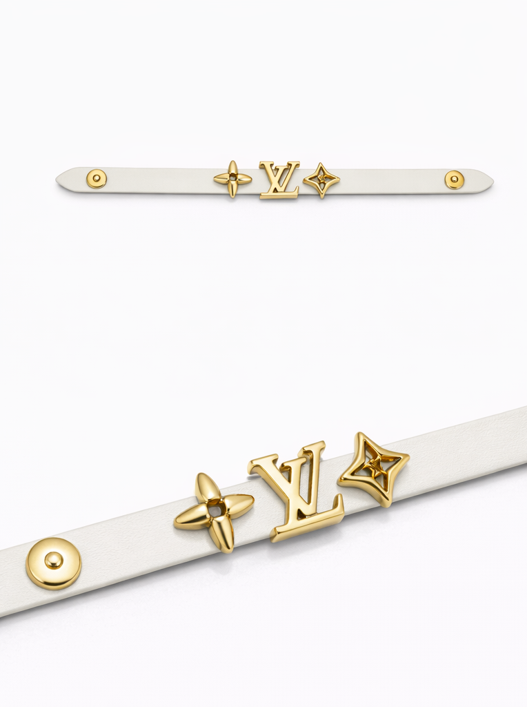 Monré Monogram Leather Bracelet – Multiple Colors